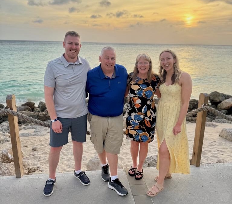 Corey with family